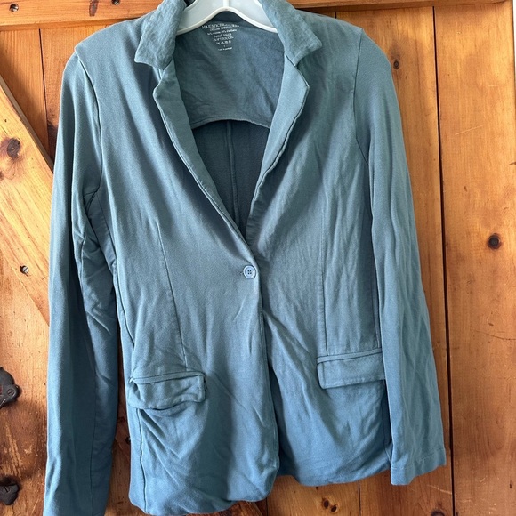 Majestic Filatures Women's Blue Blazer Super soft jacket - Picture 1 of 3